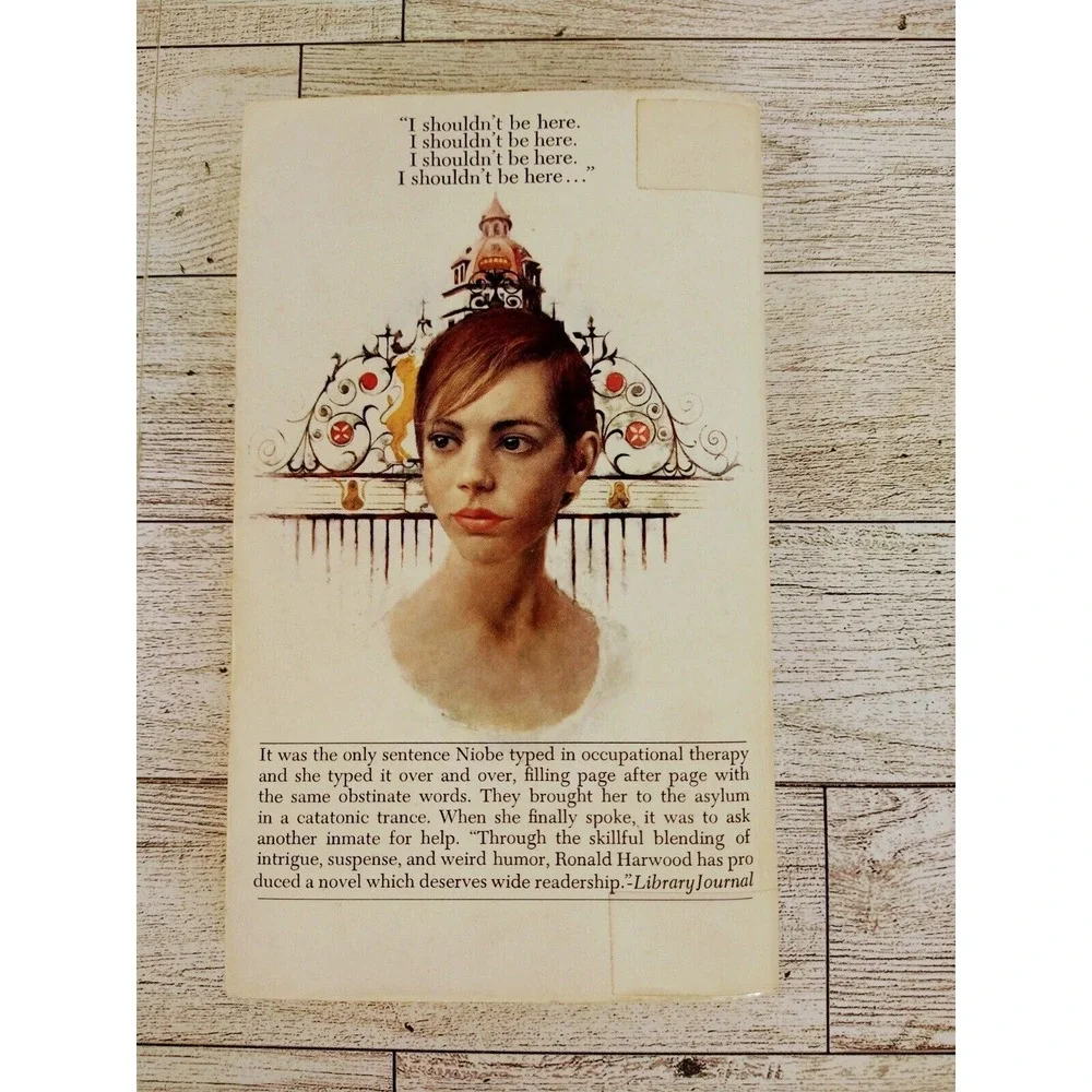 Girl in Melanie Klein Ronald Harwood 1970 Vtg Ex‑Lib Psychological Fiction‎ PB